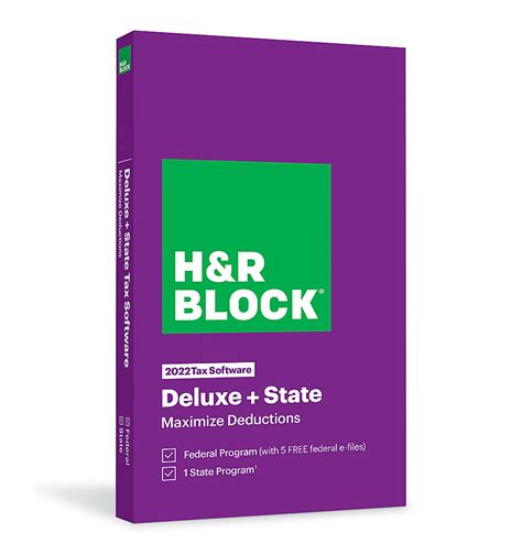 H&R Block 2023 Deluxe and State Software Review