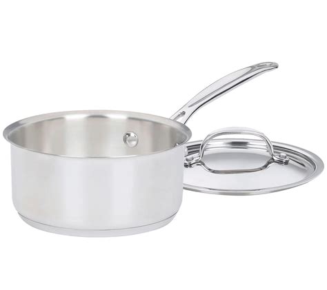 Cuisinart Chef's Classic Stainless Steel 1.5-Quart Saucepan with Lid