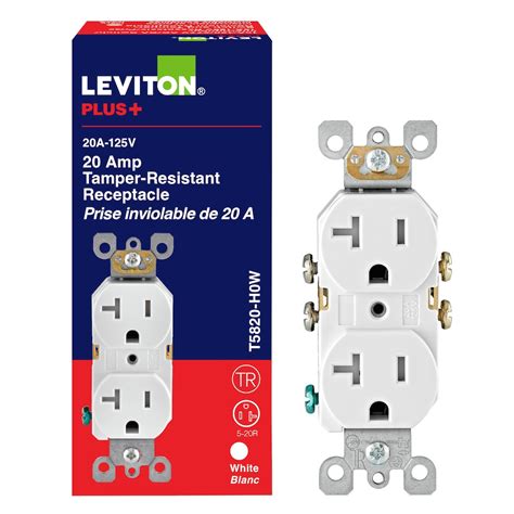 Leviton 5248-W 15 Amp Duplex Receptacle