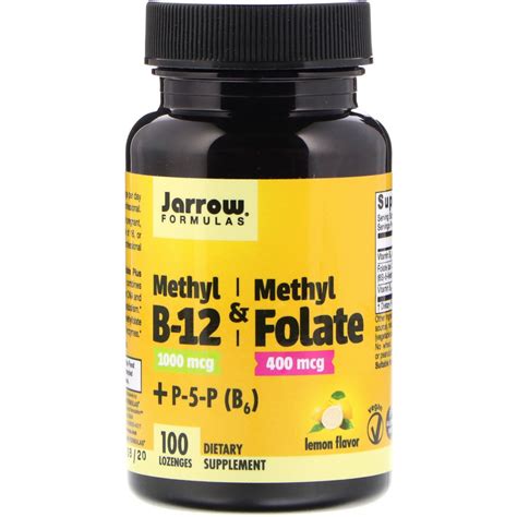Jarrow Formulas Methyl Folate 1,000 mcg