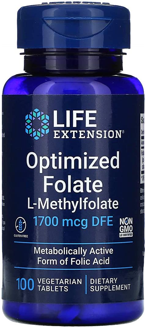 Life Extension Methyl Folate 1,000 mcg