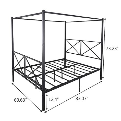 Overstock Metal Canopy Bed