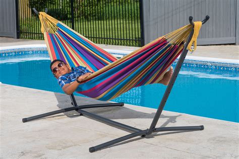 Vivere Double Hammock with Stand