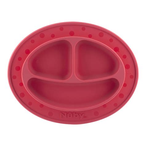 Nuby Sure Grip Divided Plate