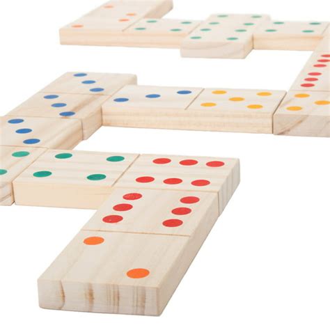 Hey! Play! Wooden Dominoes