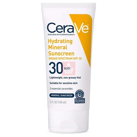 CeraVe Hydrating Mineral Sunscreen SPF 30